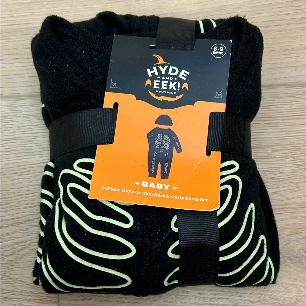Baby Glow-in-the-Dark Skeleton Costume 6-9 months NWT
